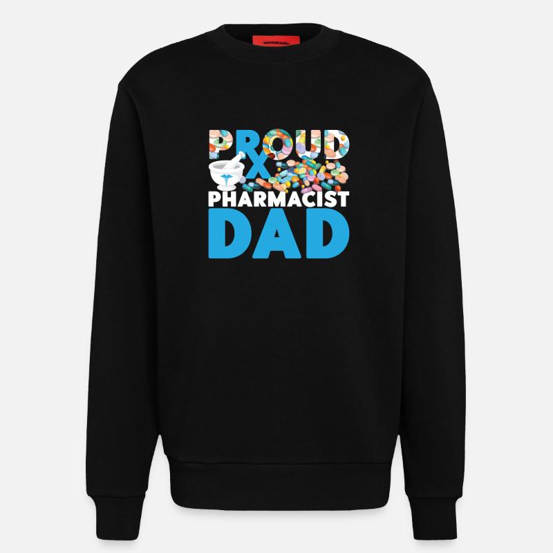 Pharmacy Tech Technician - Sweatshirt - made by SPREAD  - SOLID BLACK