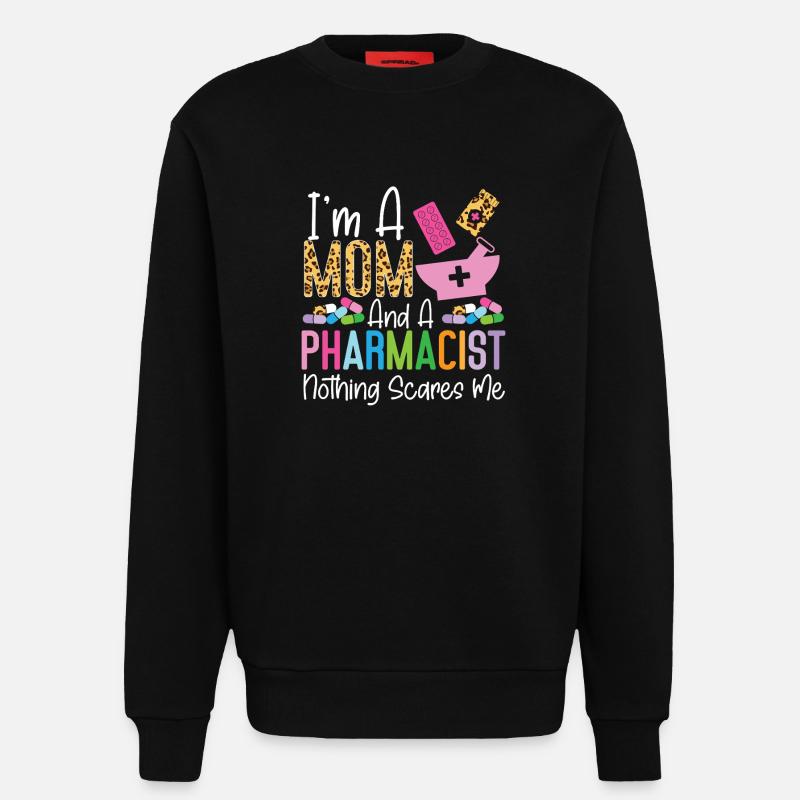 Pharmacy Tech Technician - Sweatshirt - made by SPREAD  - SOLID BLACK