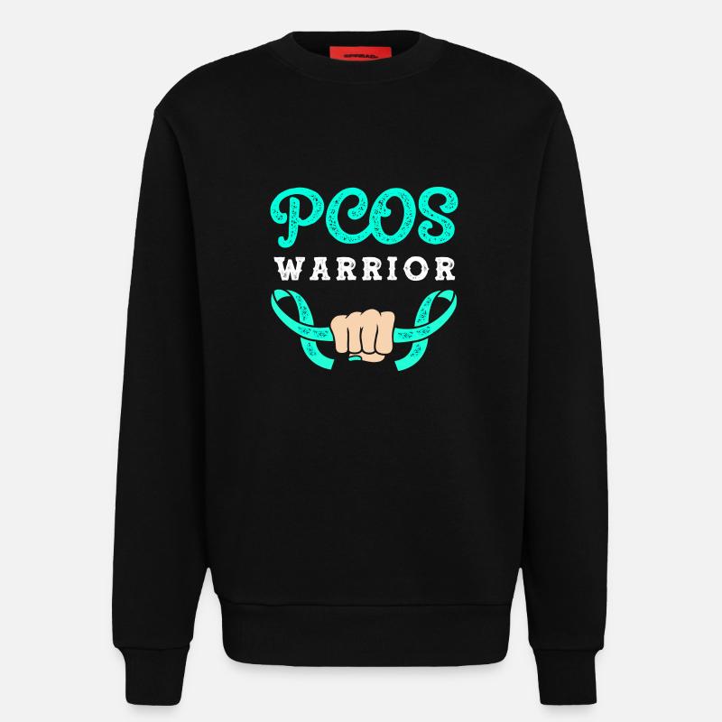 Pcos-Bewusstsein - Sweatshirt - made by SPREAD  - SOLID BLACK