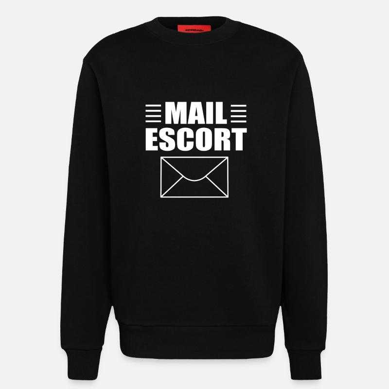 Postbote - Sweatshirt - made by SPREAD  - SOLID BLACK