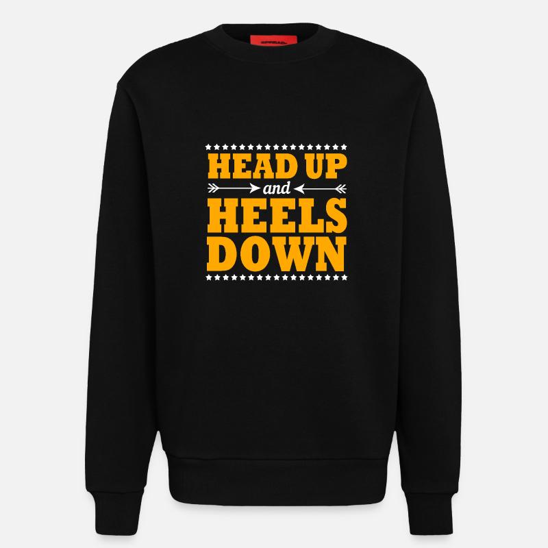 Springreiten Springpferd - Sweatshirt - made by SPREAD  - SOLID BLACK
