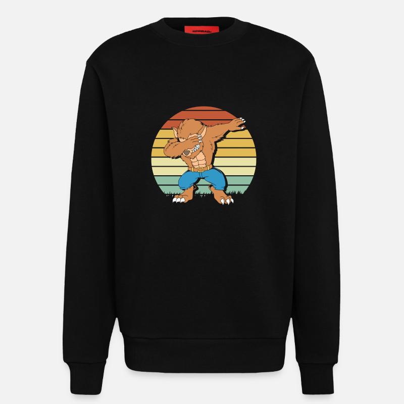 Werwolf - Sweatshirt - made by SPREAD  - SOLID BLACK
