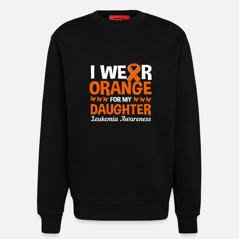 Leukämie Bewusstsein - Sweatshirt - made by SPREAD  - SOLID BLACK