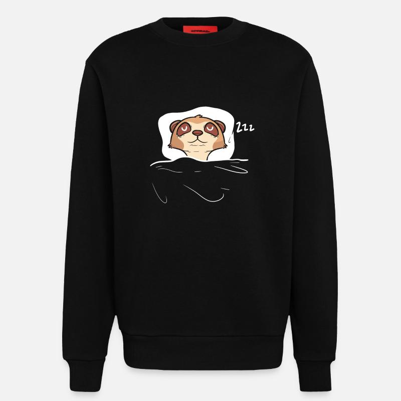 Erdmännchen - Sweatshirt - made by SPREAD  - SOLID BLACK