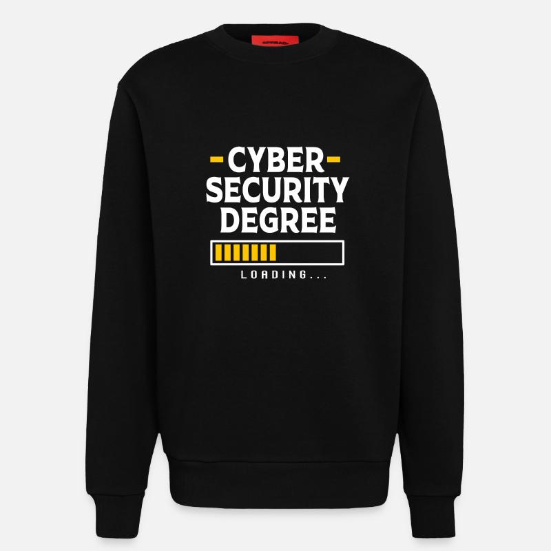Cybersecurity Cyber Programmer Hacker - Sweatshirt - made by SPREAD  - SOLID BLACK