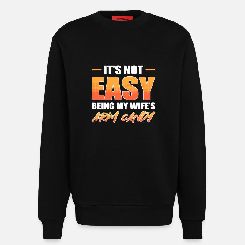 Arm Candy Ehemann - Sweatshirt - made by SPREAD  - SOLID BLACK