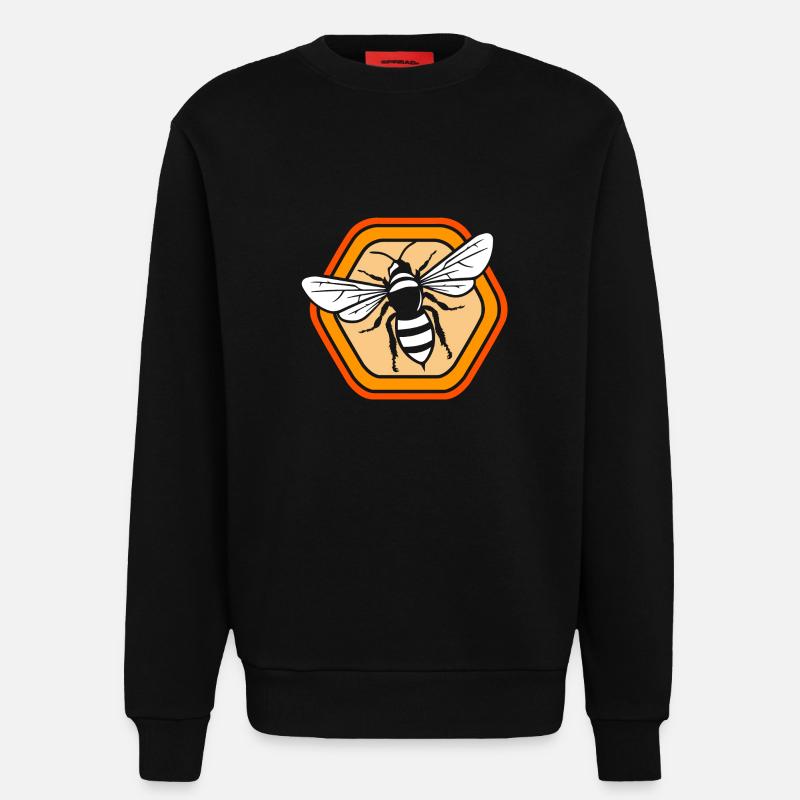 Imker - Sweatshirt - made by SPREAD  - SOLID BLACK