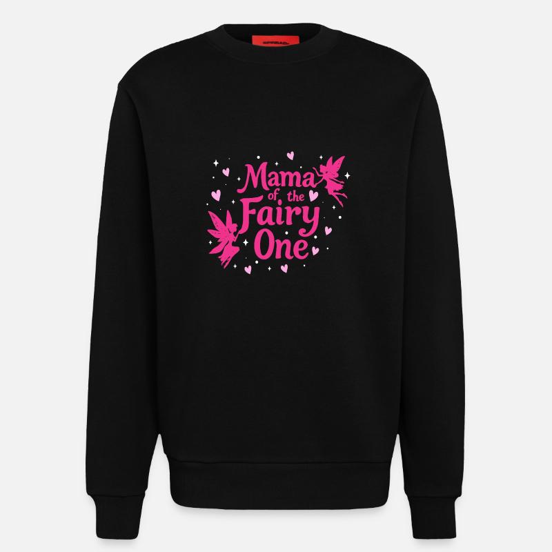 Mama der Fee Eins - Sweatshirt - made by SPREAD  - SOLID BLACK