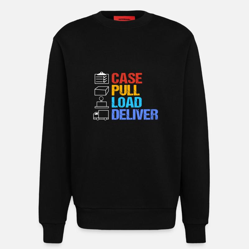 Postbote - Sweatshirt - made by SPREAD  - SOLID BLACK