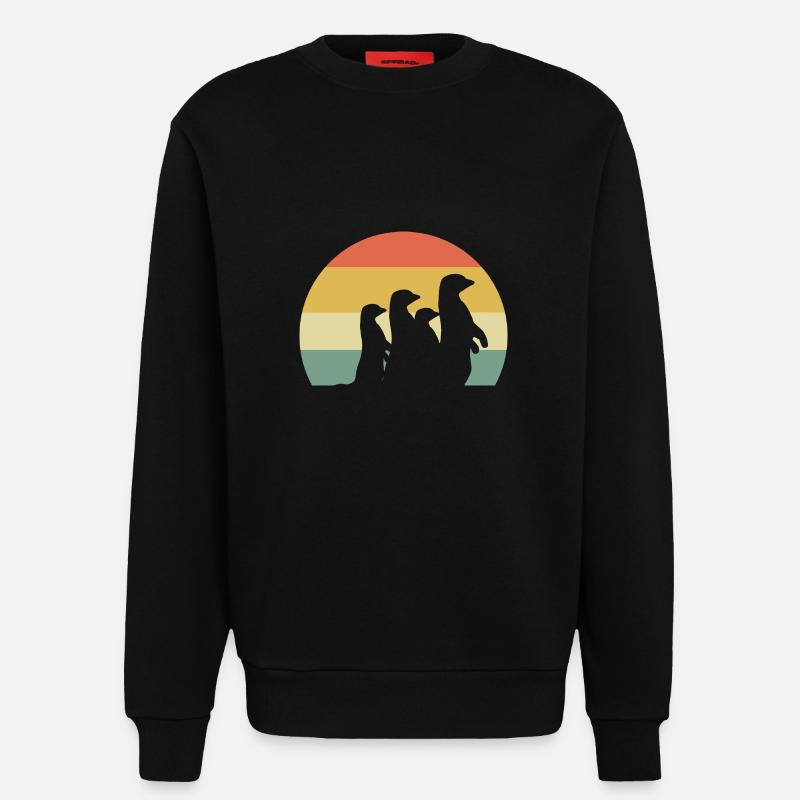 Erdmännchen - Sweatshirt - made by SPREAD  - SOLID BLACK