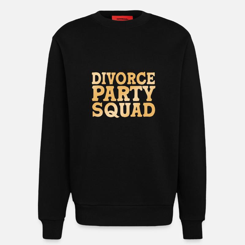 Scheidung - Sweatshirt - made by SPREAD  - SOLID BLACK
