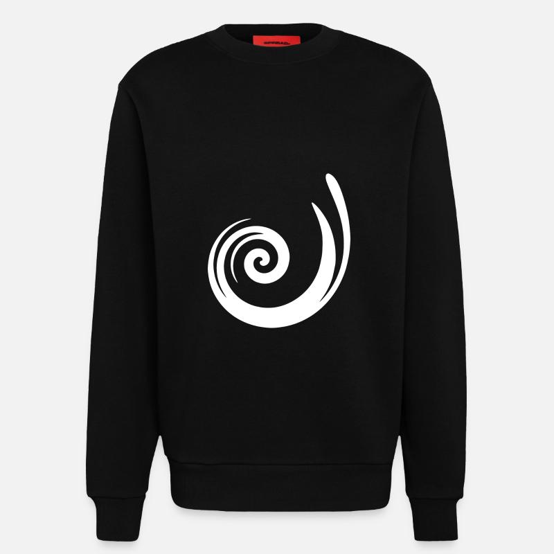 Pattern White Gift Christmas - Sweatshirt - made by SPREAD  - SOLID BLACK