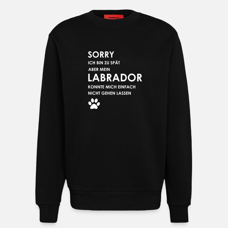Labrador - Sweatshirt - made by SPREAD  - SOLID BLACK