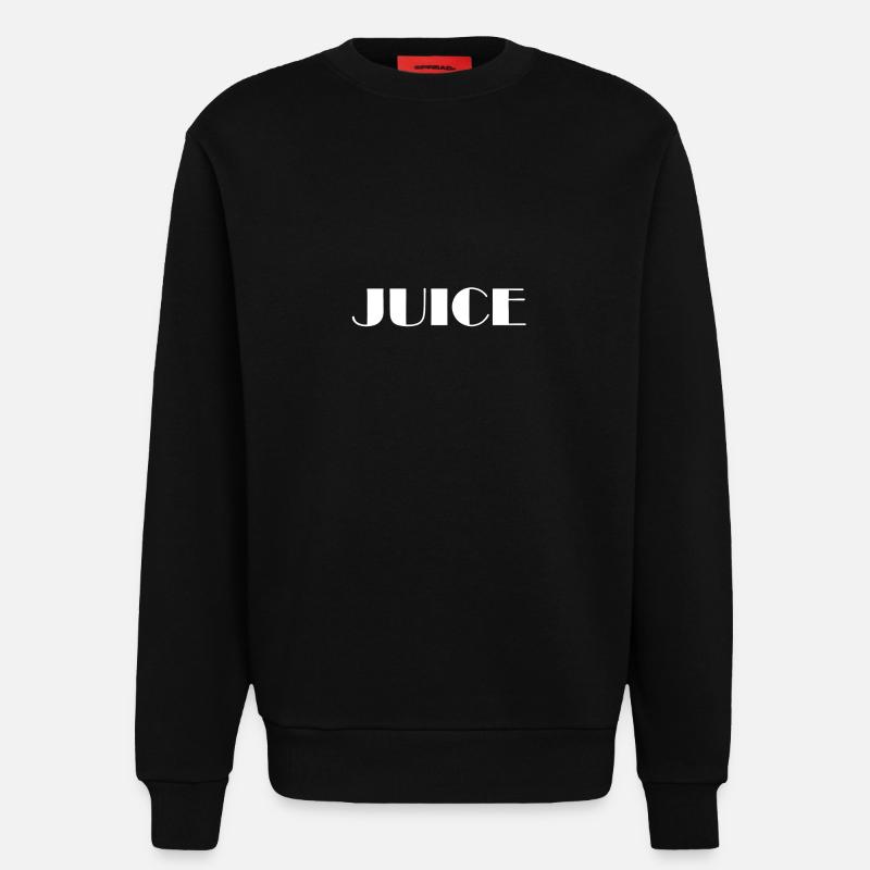 Juice - Saft - Sweatshirt - made by SPREAD - SOLID BLACK