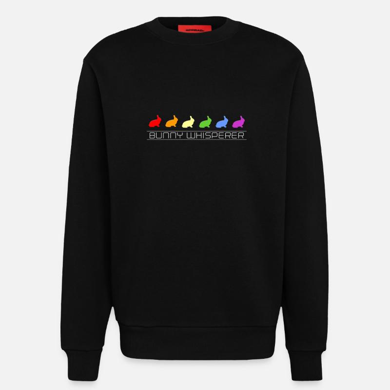 Hasenflüsterer - Sweatshirt - made by SPREAD  - SOLID BLACK