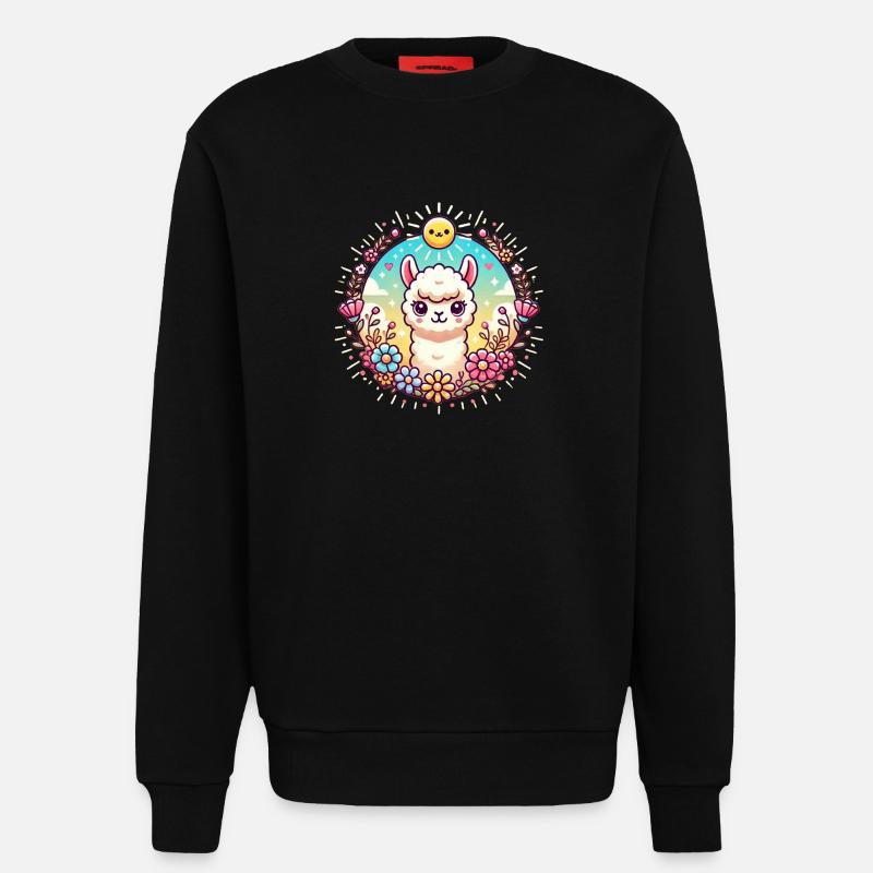 Alpaka2 - Sweatshirt - made by SPREAD  - SOLID BLACK