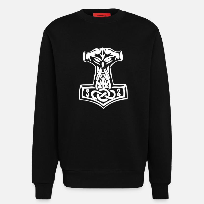 mjoelnir - Sweatshirt - made by SPREAD  - SOLID BLACK