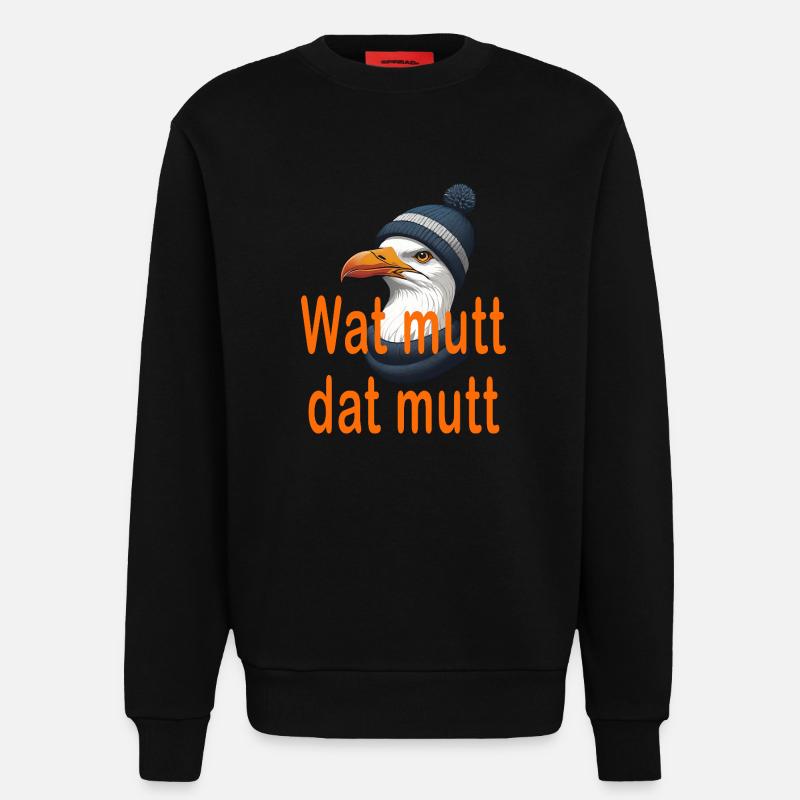 Wat mutt dat mutt - Sweatshirt - made by SPREAD  - SOLID BLACK