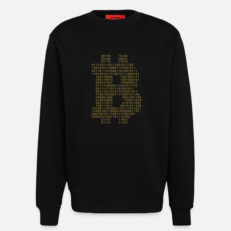 Bitcoin Code Blockchain Kryptowährung HODL - Sweatshirt - made by SPREAD  - SOLID BLACK