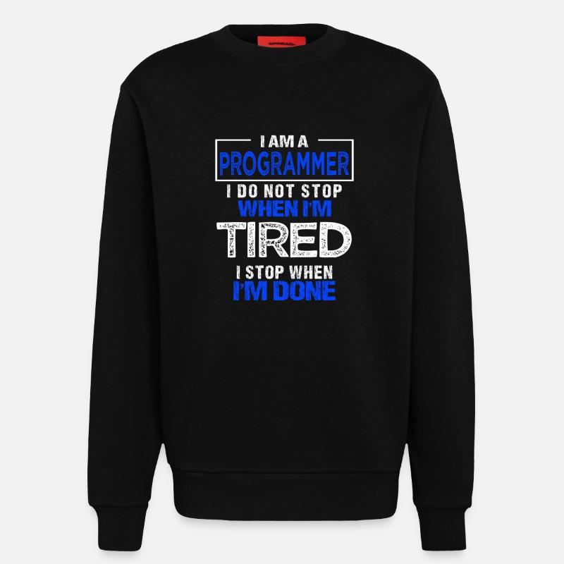 programmeurs cadeau programmeur développeur - Sweat bio décontracté fabriqué en UE - SOLID BLACK
