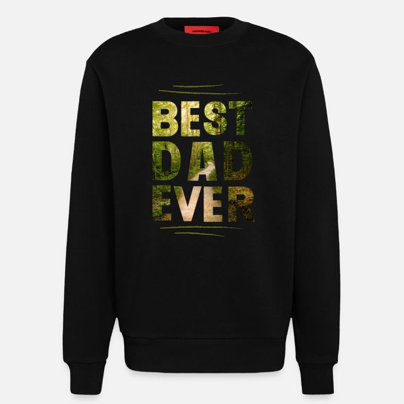 Bester Papa - Sweatshirt - made by SPREAD  - SOLID BLACK