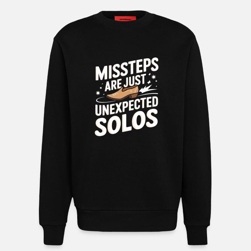 Line Dancing Dancing Dancers - Sweatshirt - made by SPREAD  - SOLID BLACK