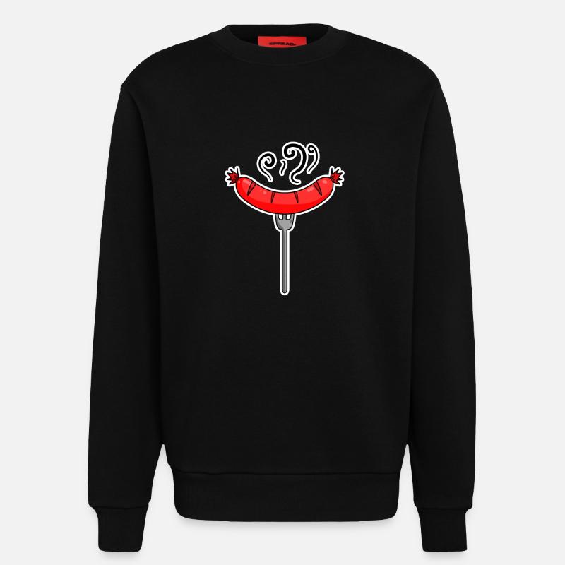 Wurst - Sweatshirt - made by SPREAD  - SOLID BLACK