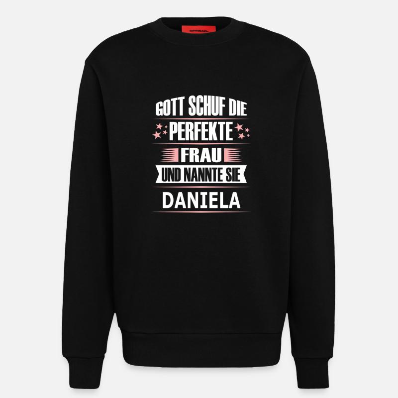 DANIELA - Sweatshirt - made by SPREAD  - SOLID BLACK