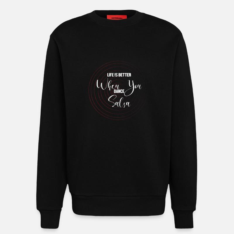 Salsa Dancer Dancer - Sweatshirt - made by SPREAD  - SOLID BLACK