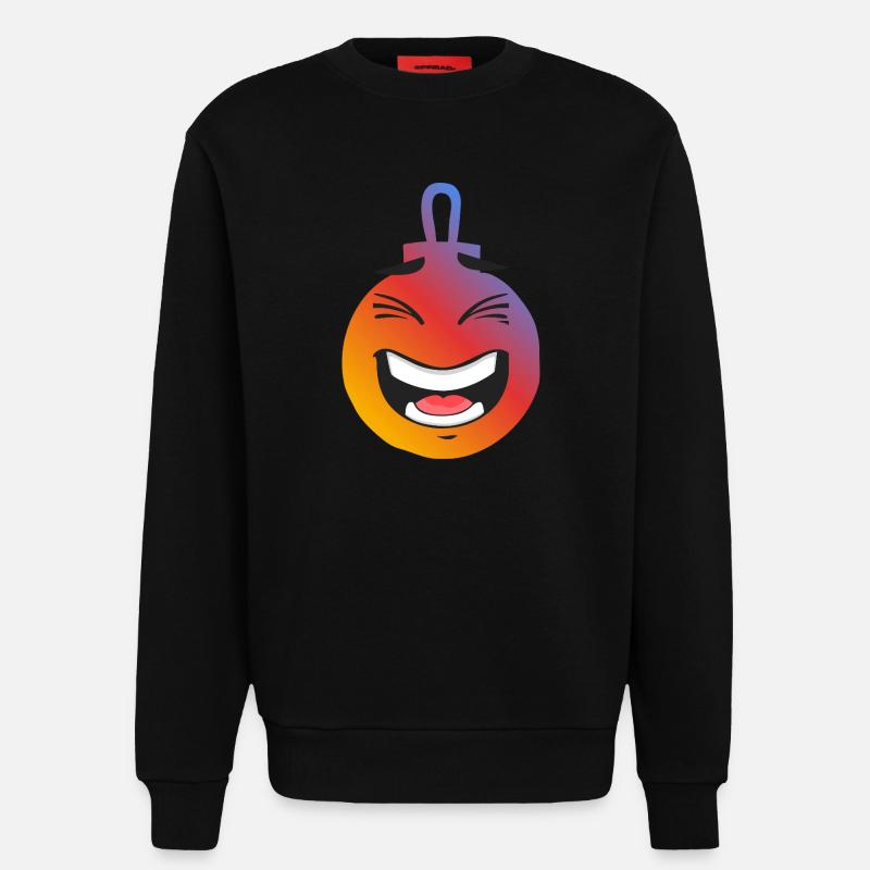Weihnachtskugel - Sweatshirt - made by SPREAD  - SOLID BLACK