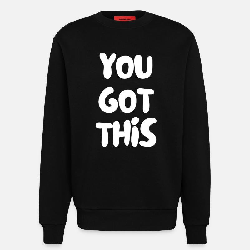 Du hast das verstanden - Sweatshirt - made by SPREAD  - SOLID BLACK