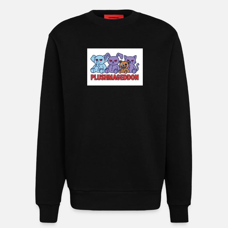 Plushmageddon - Sweatshirt - made by SPREAD  - SOLID BLACK