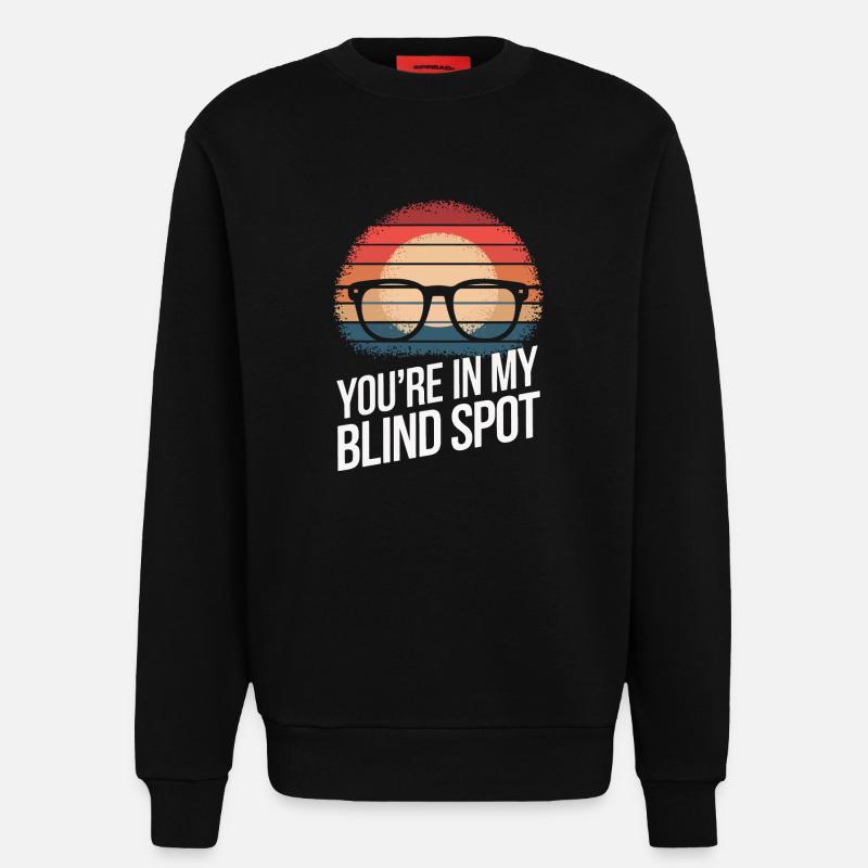 Blinde Blindheit Sehbehinderte Menschen - Sweatshirt - made by SPREAD  - SOLID BLACK