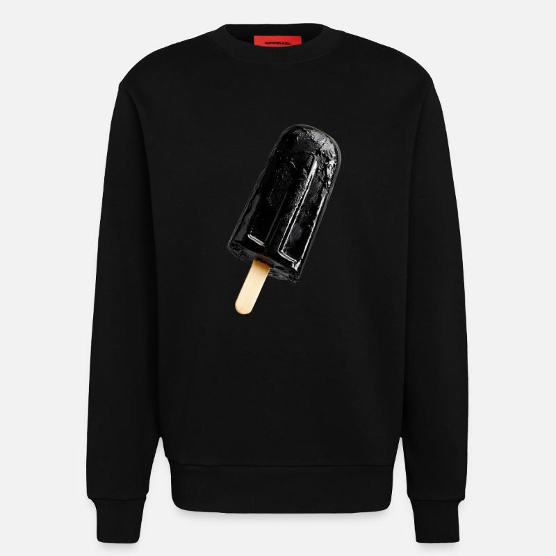Eis am Stil schwarz - Sweatshirt - made by SPREAD  - SOLID BLACK