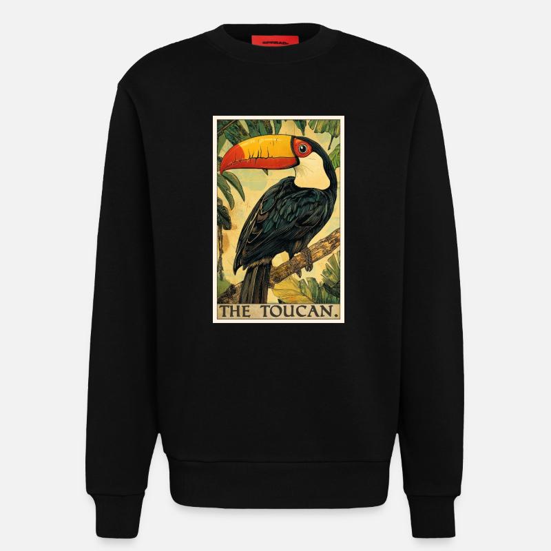Toucans Toucan - Sweatshirt - made by SPREAD  - SOLID BLACK