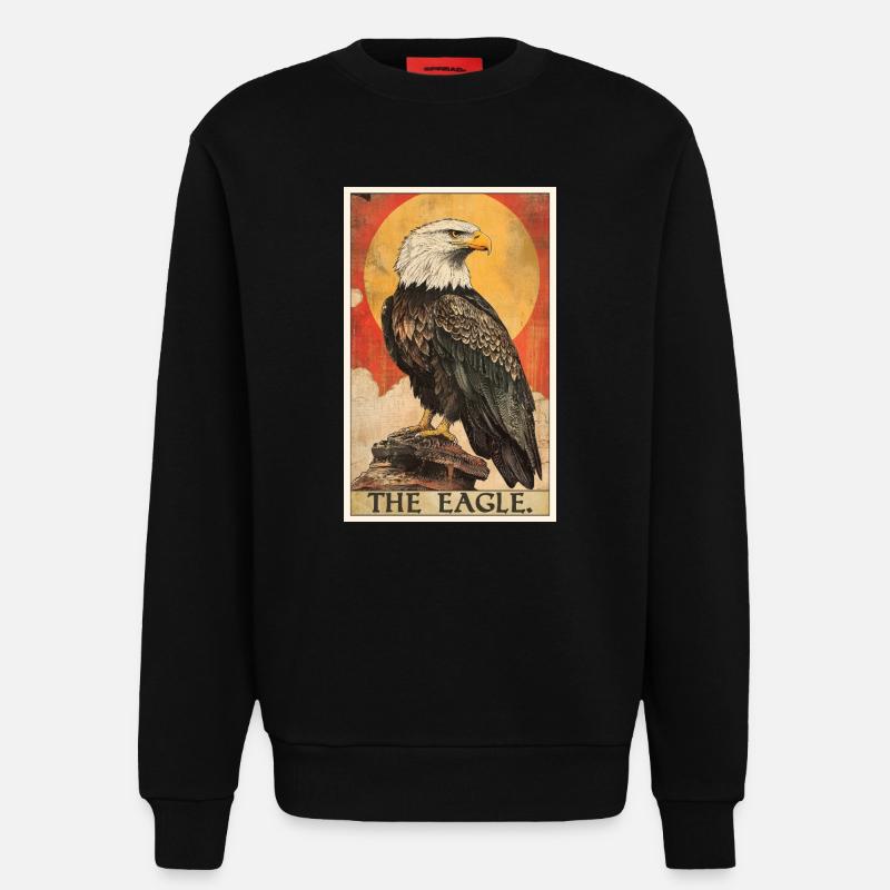 Adler - Sweatshirt - made by SPREAD  - SOLID BLACK