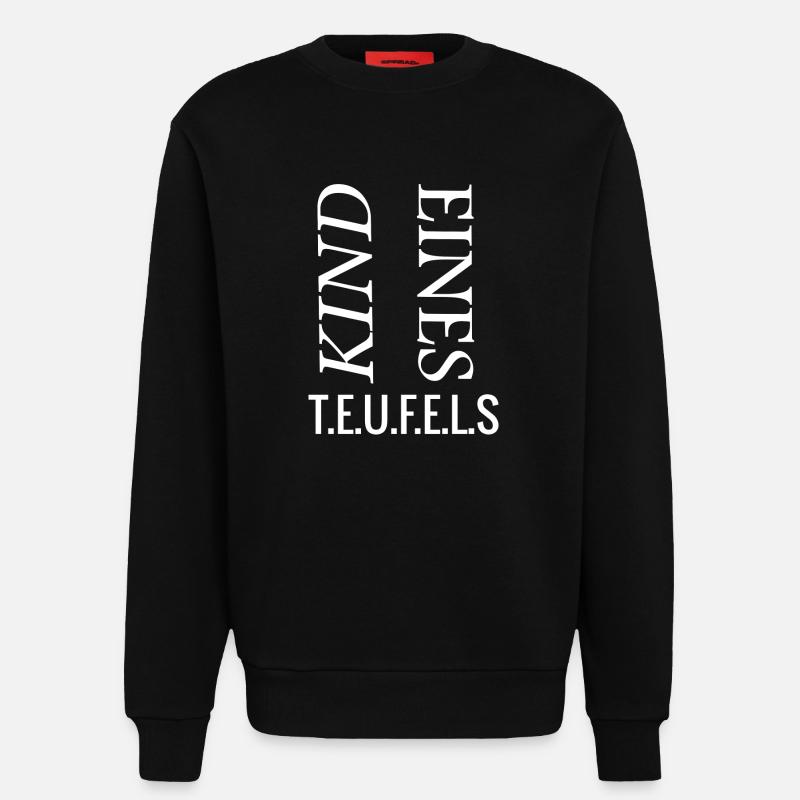 Kind eines Teufels - Sweatshirt - made by SPREAD - SOLID BLACK