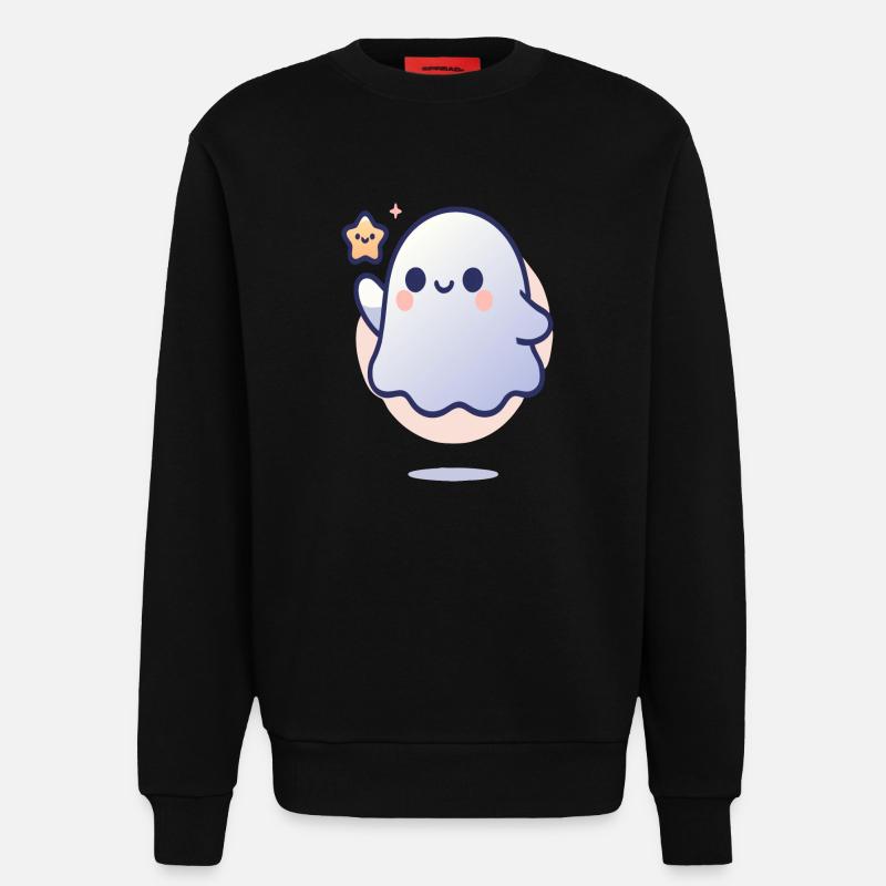 freundlicher Geist - Sweatshirt - made by SPREAD  - SOLID BLACK