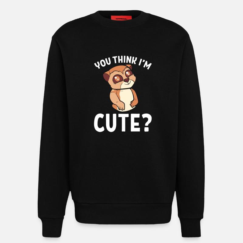 Erdmännchen - Sweatshirt - made by SPREAD  - SOLID BLACK