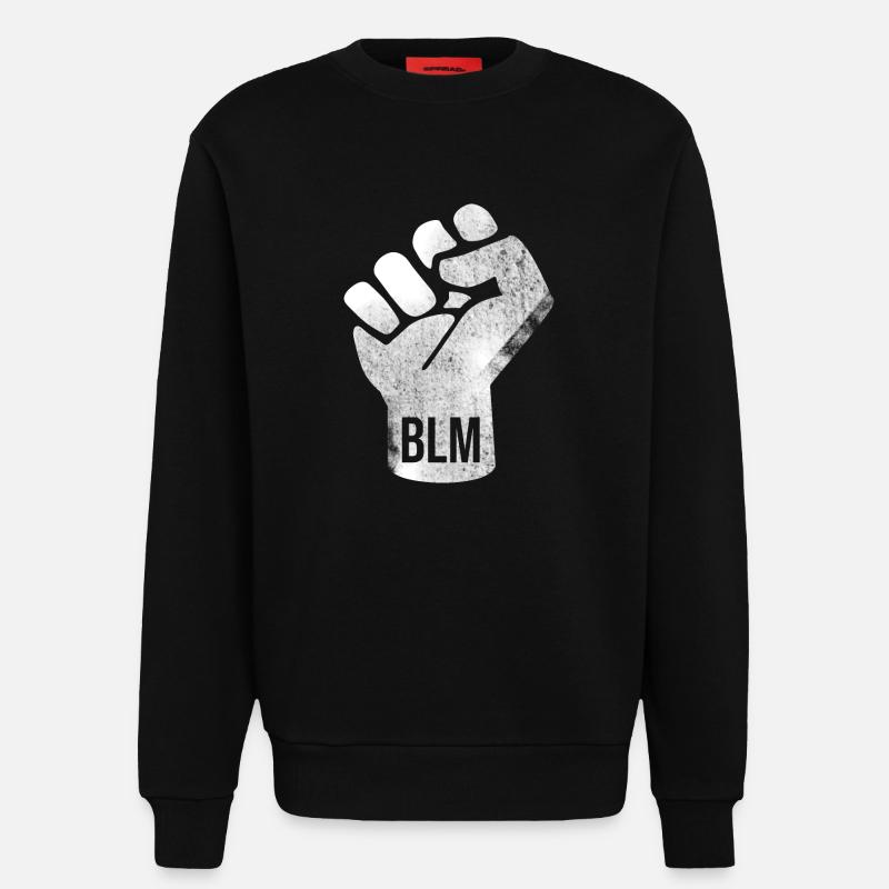BLM Faust Design - Sweatshirt - made by SPREAD  - SOLID BLACK
