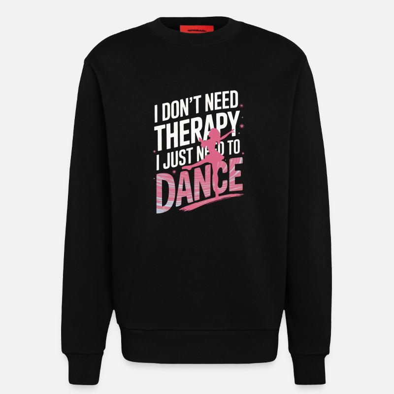 Dancing Dancers Dancing - Sweatshirt - made by SPREAD  - SOLID BLACK
