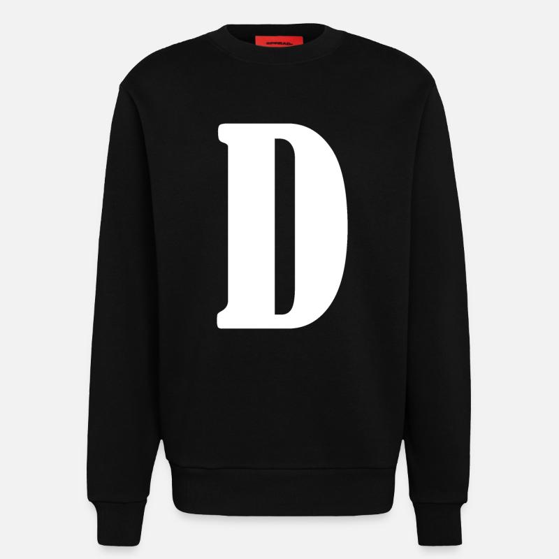 D - Sweat bio décontracté fabriqué en UE - SOLID BLACK