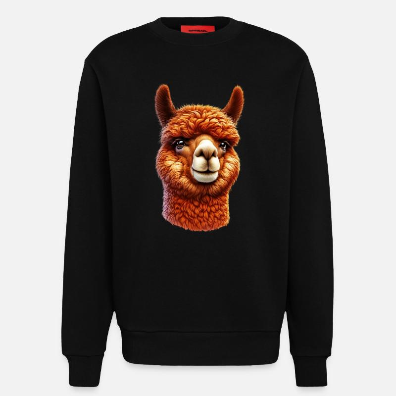 Alpaka - Sweatshirt - made by SPREAD  - SOLID BLACK