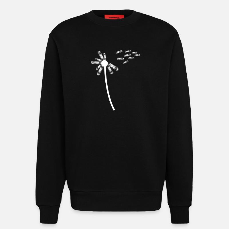 Harmonica Harmonica - Sweatshirt - made by SPREAD  - SOLID BLACK