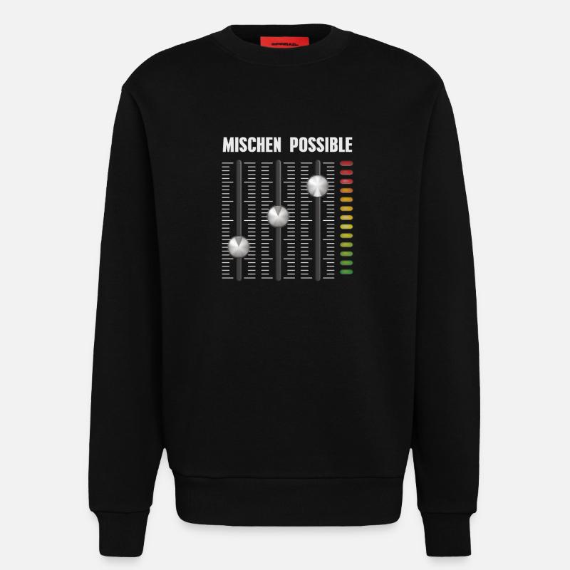 Mischen Possible - Sweatshirt - made by SPREAD  - SOLID BLACK