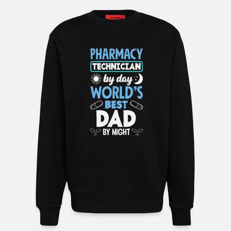 Apotheker Pharmazeutisch-technischer - Sweatshirt - made by SPREAD  - SOLID BLACK