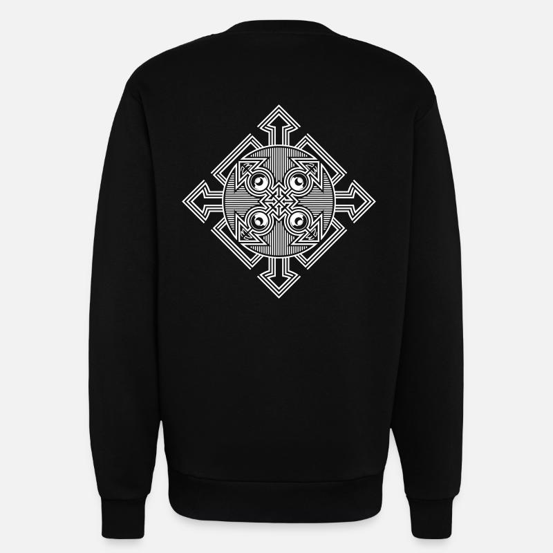 Tekno 23 arrow speaker - Sweatshirt - made by SPREAD - SOLID BLACK