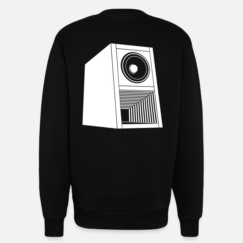 Speaker - Sweatshirt - made by SPREAD  - SOLID BLACK