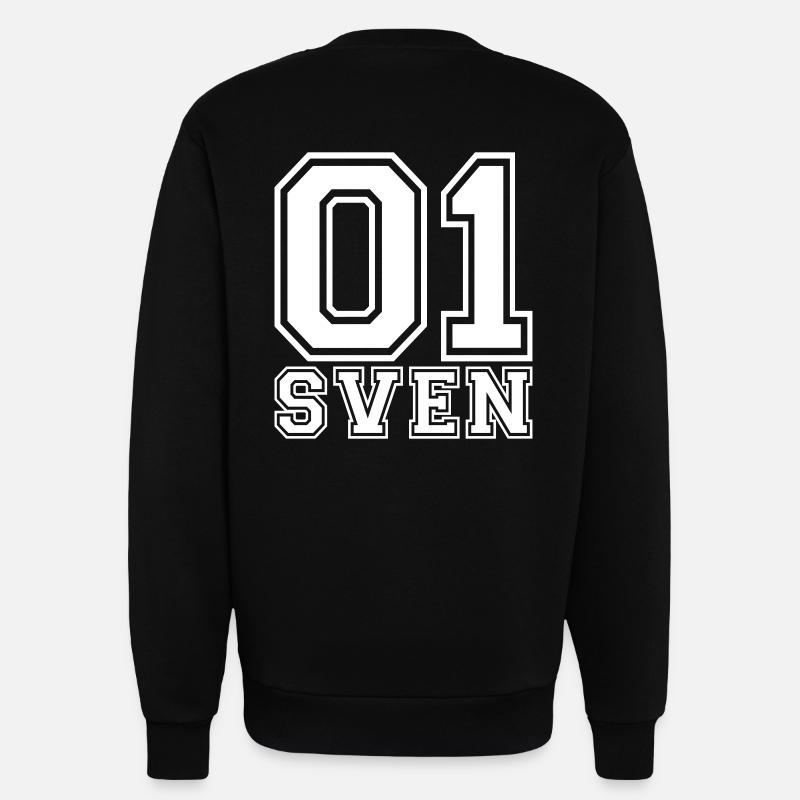 Sven - Name - Sweatshirt - made by SPREAD  - SOLID BLACK