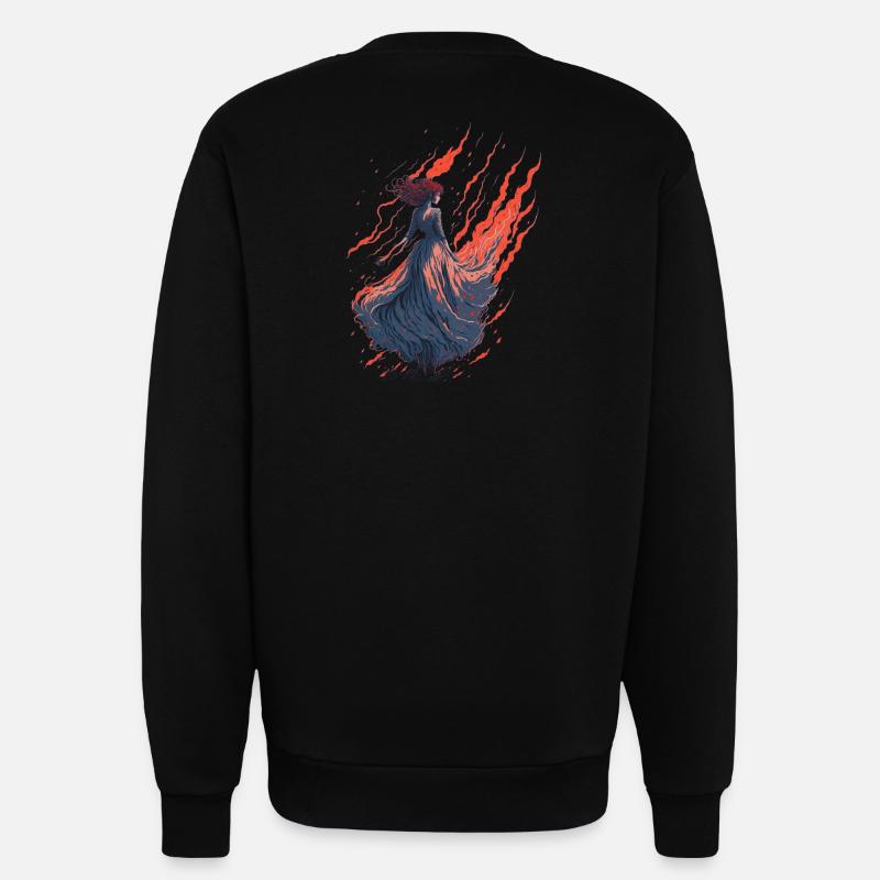 Ghost fau - Sweatshirt - made by SPREAD  - SOLID BLACK